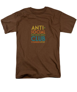 Anti Social Distancing Club - Men's T-Shirt  (Regular Fit)