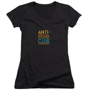 Load image into Gallery viewer, Anti Social Distancing Club - Women&#39;s V-Neck