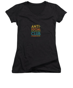 Anti Social Distancing Club - Women's V-Neck