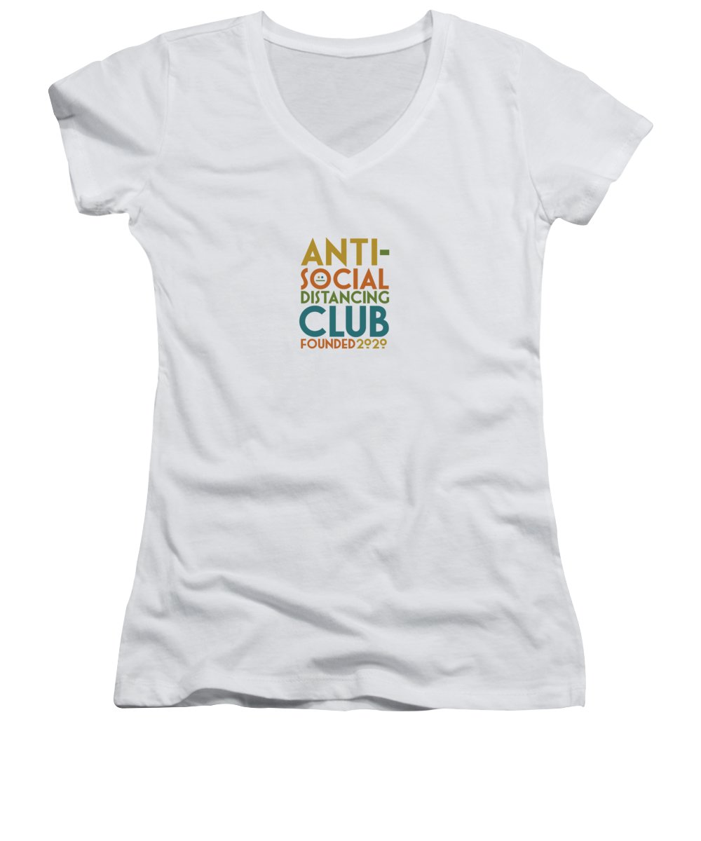 Anti Social Distancing Club - Women's V-Neck