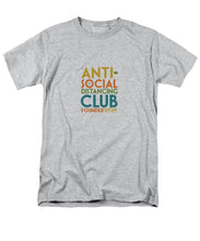 Load image into Gallery viewer, Anti Social Distancing Club - Men&#39;s T-Shirt  (Regular Fit)