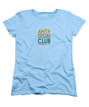 Load image into Gallery viewer, Anti Social Distancing Club - Women&#39;s T-Shirt (Standard Fit)