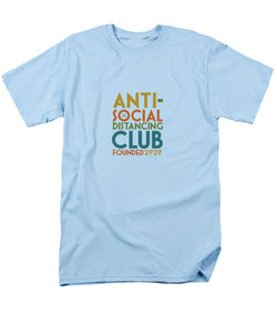 Anti Social Distancing Club - Men's T-Shirt  (Regular Fit)