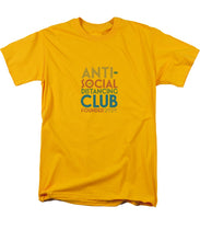 Load image into Gallery viewer, Anti Social Distancing Club - Men&#39;s T-Shirt  (Regular Fit)