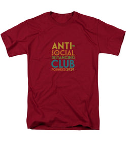 Anti Social Distancing Club - Men's T-Shirt  (Regular Fit)