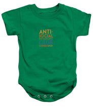 Load image into Gallery viewer, Anti Social Distancing Club - Baby Onesie