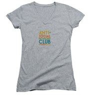 Load image into Gallery viewer, Anti Social Distancing Club - Women&#39;s V-Neck