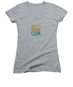 Anti Social Distancing Club - Women's V-Neck