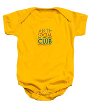 Load image into Gallery viewer, Anti Social Distancing Club - Baby Onesie