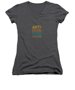 Anti Social Distancing Club - Women's V-Neck