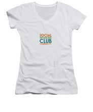 Load image into Gallery viewer, Social Distancing Club 2020 - Women&#39;s V-Neck