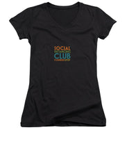 Load image into Gallery viewer, Social Distancing Club 2020 - Women&#39;s V-Neck