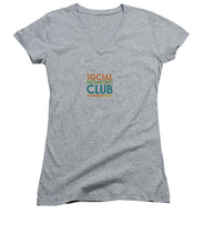 Load image into Gallery viewer, Social Distancing Club 2020 - Women&#39;s V-Neck