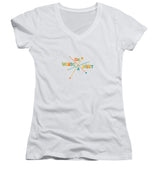 Words On A Shirt - Women's V-Neck